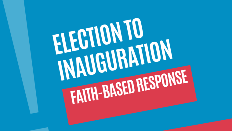 Post-Election Faith Based Response