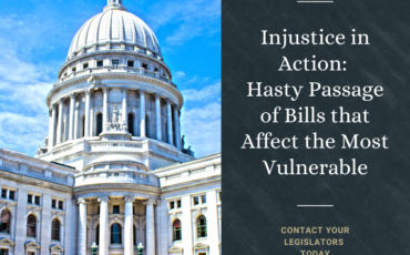 Injustice in Action: Hasty Passage of Bills that Affect the Most Vulnerable